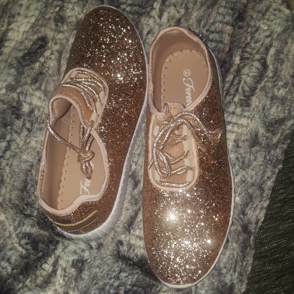 Rose Gold Sneakers